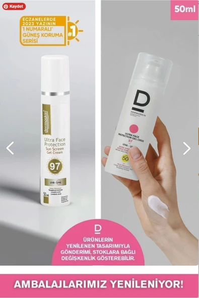 DERMOSKİN Ultra Face Protection Gel Cream Spf 50