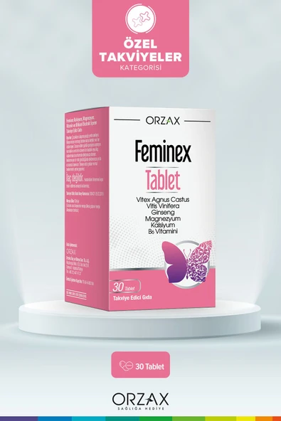OCEAN Feminex 30 Tablet Bitkisel Ekstreler, Multi Vitamin & Mineral