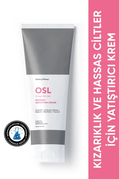 OSL OMEGA SKİN LAB Kızarıklık Ve Hassas Ciltler Için Yatıştırıcı Krem - Redness Smoother Cream 75ml