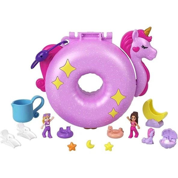 Polly Pocket Unicorn Temalı Oyun Seti HKV34 - Resim 2