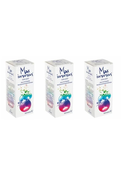 MAX İMMUN Max Immun Şurup 150ml 3'lü Paket