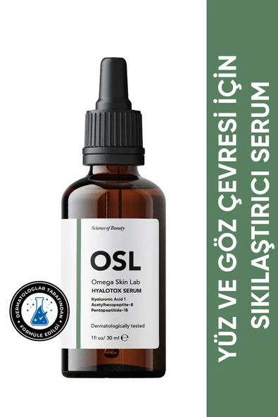 OSL OMEGA SKİN LAB Yüz Ve Göz Çevresi Için Sıkılaştırıcı Serum - Hyalotox Serum 30ml