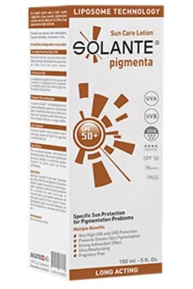 SOLANTE Pigmenta Sun Care Lotion Spf 50 150 ml Güneş Kremi