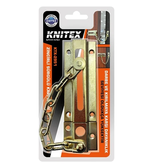 Knitex Ktx-2951 Zincirli Sürg.Kapı Kilidi - 3