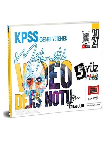 Yargı Yayınları 2024 KPSS Genel Yetenek 5Yüz Matematik Video Ders Notları