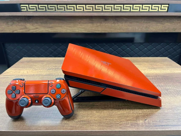 ÖZEL SERİ PlayStation 4 Slim Turuncu 500 GB Tek Kol | (İKİNCİ EL) - 8