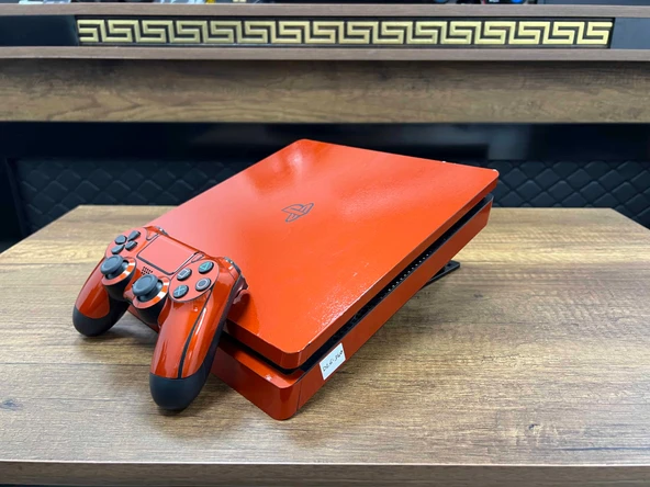 ÖZEL SERİ PlayStation 4 Slim Turuncu 500 GB Tek Kol | (İKİNCİ EL) - 5