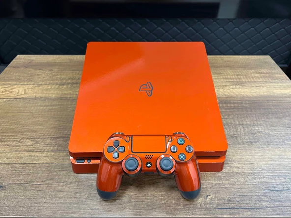 ÖZEL SERİ PlayStation 4 Slim Turuncu 500 GB Tek Kol | (İKİNCİ EL) - 3