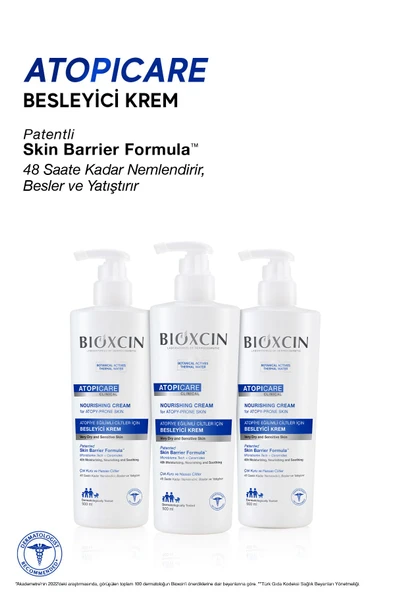 Bioxcin Atopicare Clinical Atopiye Eğilimli Ciltler Için Besleyici Krem 500 ml - Seramid Microbiome Tech - 3