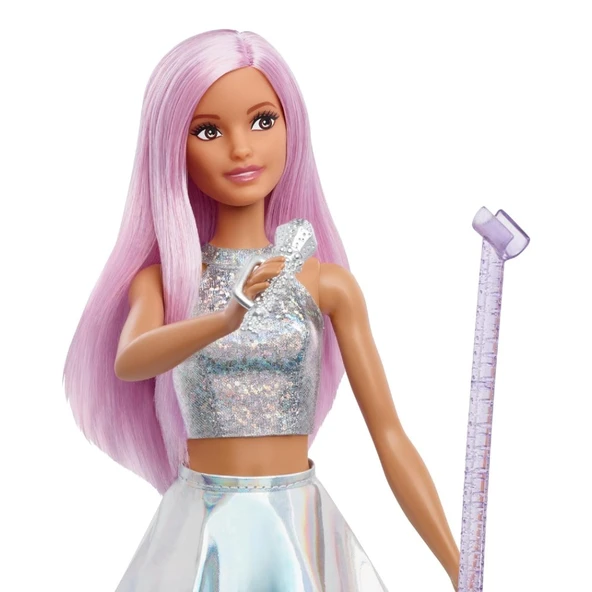 Barbie Kariyer Bebekleri Serisi DFV50-JCW42 Pop Yıldızı - 2