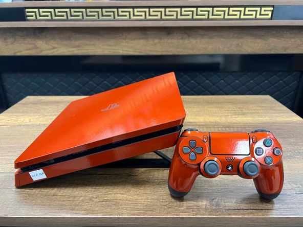 ÖZEL SERİ PlayStation 4 Slim Turuncu 500 GB Tek Kol | (İKİNCİ EL) - 6