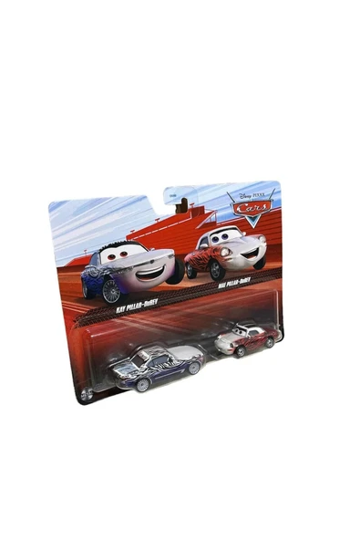 Disney Pixar Cars 2'li Cars Kay Pillar ve Mae Pillar 2'li Araba DXV99-HTX05 - 1