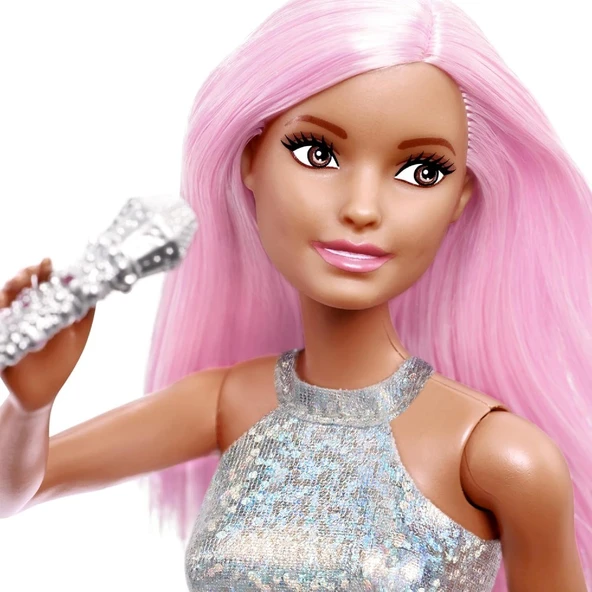 Barbie Kariyer Bebekleri Serisi DFV50-JCW42 Pop Yıldızı - 3