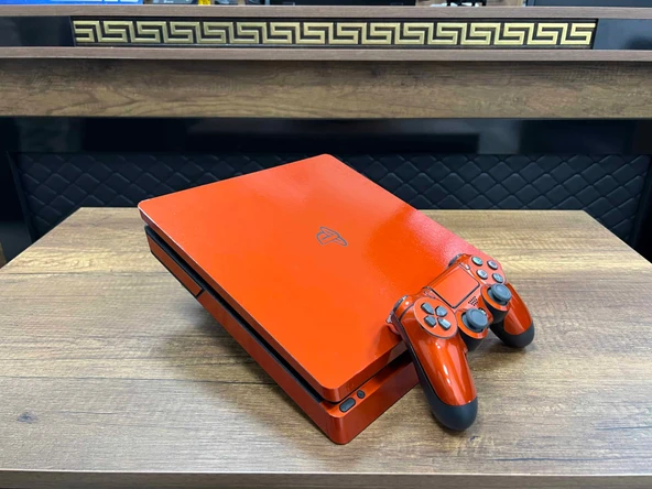ÖZEL SERİ PlayStation 4 Slim Turuncu 500 GB Tek Kol | (İKİNCİ EL) - 9