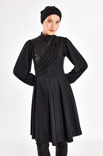 Adasea 251125 Salome Tam Boy Tasarım Tesettür Mayo - Resim 7