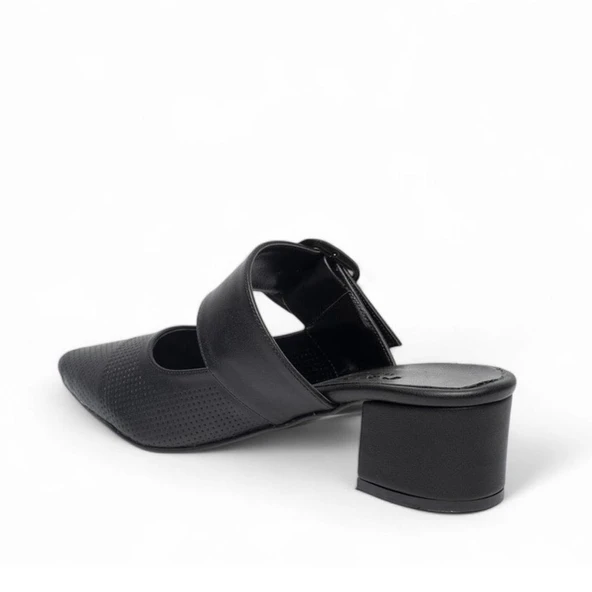 Pisagor Ps-32660 4 Cm Topuklu Kadın Terlik - 2