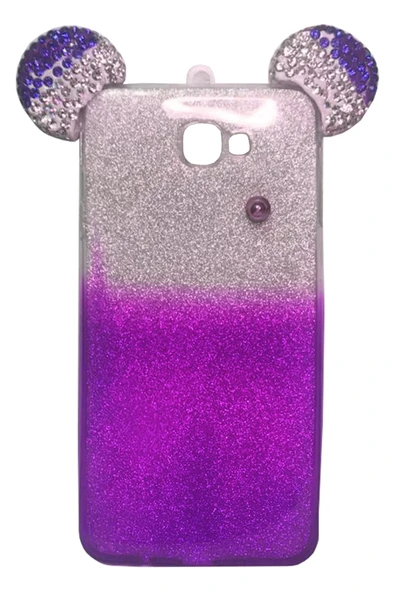 Taşlı Ponpon Kapak Telefon Kılıfı - 3