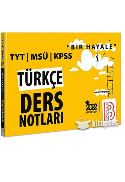 Bir Hayale Serisi TYT KPSS MSÜ Türkçe Ders Notları Benim Hocam Yayınları