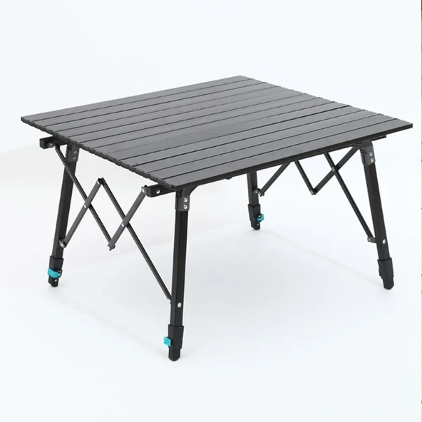 Madfox Skylite Yükseklik Ayarlı Katlanır Kamp Masası 70X70Cm - 2