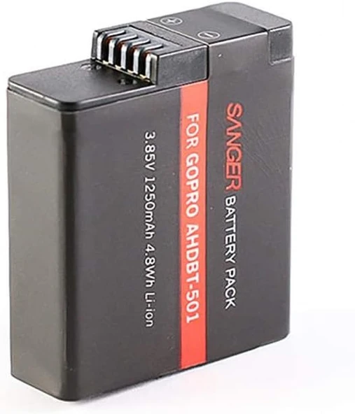 Sanger AHDBT-501 GoPro Hero 5- 6-7 Bataryası