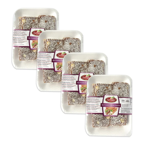 Seyyidler Bol Fındıklı Yaprak Cezerye 300 gr x 4 Adet