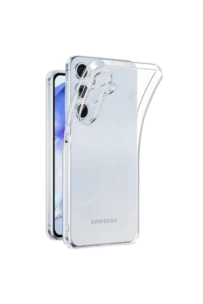 Logis Samsung Galaxy A56 Kılıf Süper Silikon Şeffaf