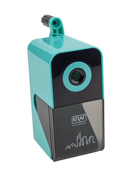 Kraf Masa Üstü Kollu Yeşil Kalemtıraş (700G)