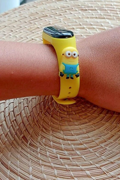 Suled Akıllı Çocuk Kol Saati Güvenli Led Su Geçirmez Silikon Dokunmatik Süper Kahraman Figürlü - 3