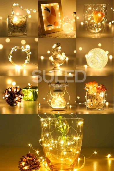 Suled Perde Led 3X2 Metre 160 Süper Led Usb'Li Ambiyans Dekorasyon Ledleri İç Ve Dış Mekan Su Geçirmez - Resim 3