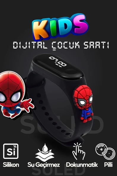 Suled Çocuk Kol Saati Su Geçirmez Silikon Dokunmatik - 2