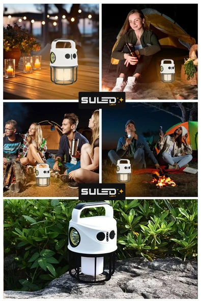 Suled Light Pro2 Işıldak Profesyonel Kamp Lambası Ve Fener Şarjlı Usb Powerbank Özellikli - 2