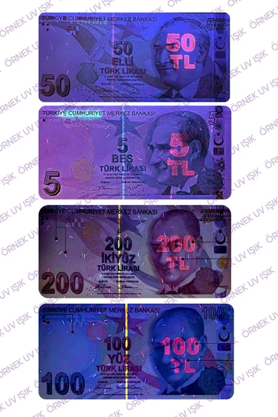 Suled Sahte Para Kontrol Cihazı Uv Mor Işık Profesyonel Sahte Para Dedektörü 220V Fişli - 5