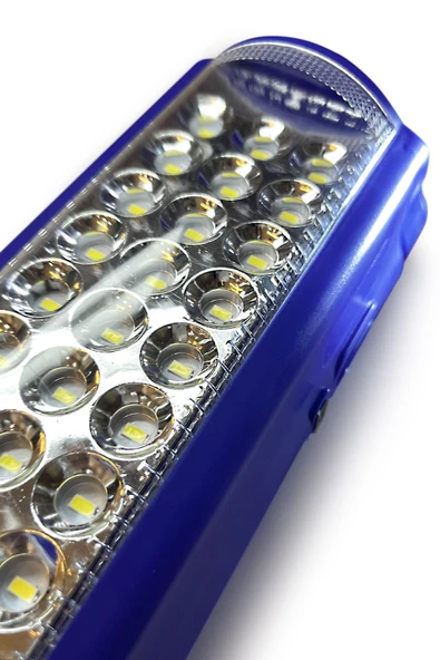 Suled Kamp Lambası 6V Akülü 80 Saat - 3Gün Aydınlatma 24 Smd Led Işıldak Lamba 220V Şarj - 4