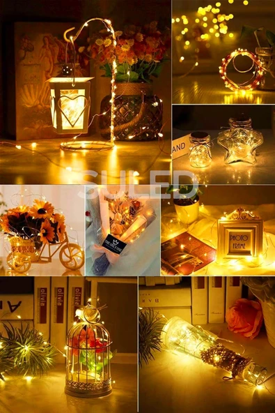 Suled Sl-1049 Peri Led 10 Metre Dekoratif Ortam Aydınlatma Kumandalı Usb'Li Parti Süsleme Dekor Led Işık - 4
