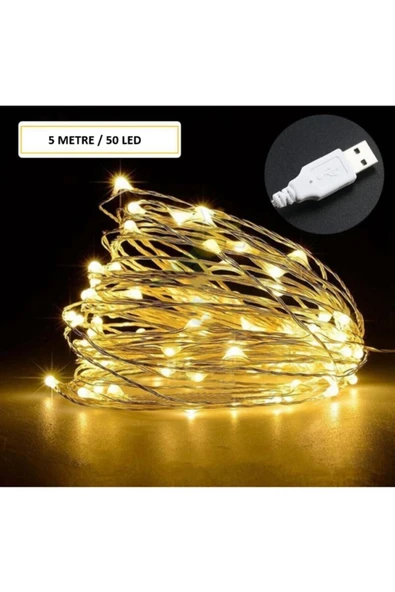 Suled Sl-1044 Usb 5 Metre Gün Işığı Peri Led Dekoratif - 1