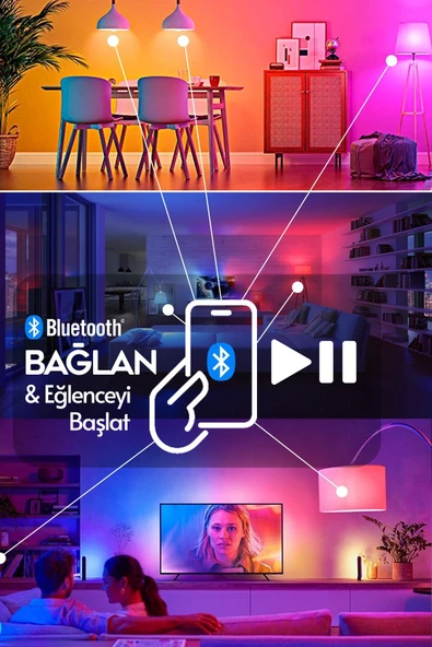 Suled Sl-1015 Bluetooth Hoparlör Ve Lamba Uzaktan Kumandalı Ampül - 4
