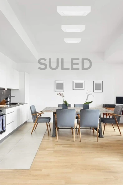 Suled Sıva Üstü Kare Led Armatür 18 W Güçlü Panel 6500K Beyaz Led Tavan Aydınlatması Ev Ofis Işyeri Atölye - 2