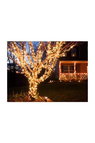 Suled Sl-1026 Peri Süs Işık 10 Metre (Sarı) Pilli Aydınlatma Şerit - Resim 3