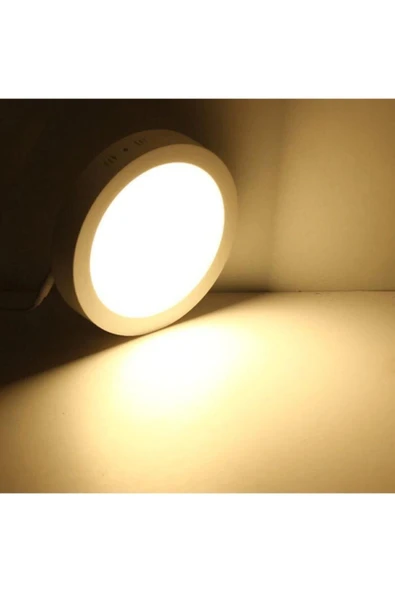 Suled Mb Yuvarlak 18 Watt Günışığı Sıvaüstü Ince Panel Tavan Aydınlatma Armatür - 1
