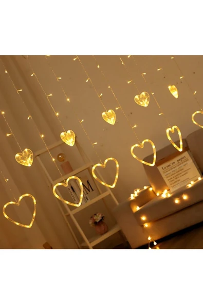 Suled Sl-1068 Kalp Perde Led 8 Fonksiyonlu - 4