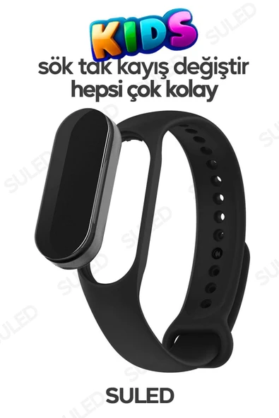 Suled Çocuk Kol Saati Su Geçirmez Silikon Dokunmatik - 5
