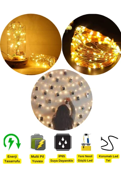 Suled Sl-1046 5 Metre Günışığı Pil Kutulu Peri Led ürün görseli 1