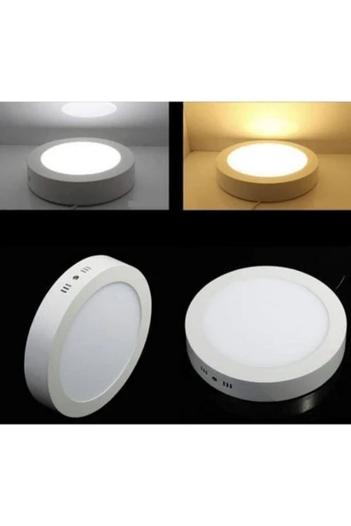 Suled Mb Yuvarlak 18 Watt Günışığı Sıvaüstü Ince Panel Tavan Aydınlatma Armatür - 2
