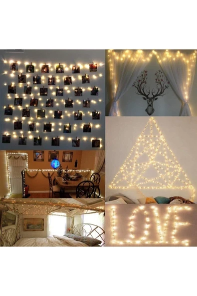 Suled Sl-1059 Usb 10 Metre Gün Işığı Peri Led Dekoratif - Resim 4