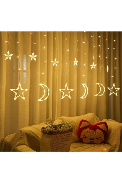 Suled Sl-1066 Ay Yıldız Perde Led 8 Fonksiyonlu Pl-Ay-3G ürün görseli 1