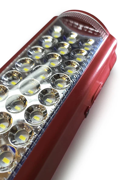 Suled Kamp Lambası 6V Akülü 80 Saat - 3Gün Aydınlatma 24 Smd Led Işıldak Lamba 220V Şarj - 4
