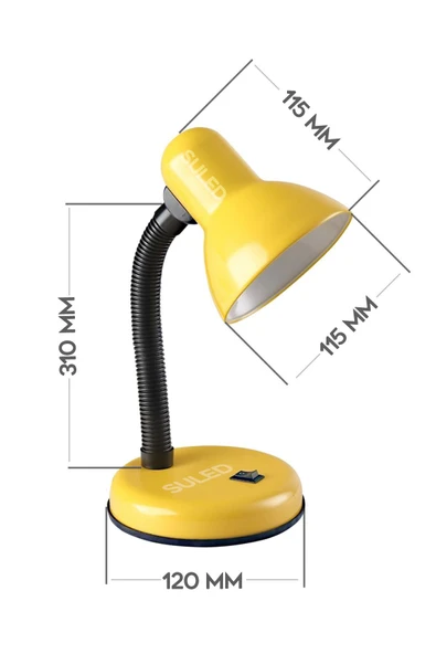 Suled Masa Lambası E27 Standart Ampül 220V Esnek Açısı Ayarlanabilir Çocuk Odası Ve Çalışma Lambası - 4