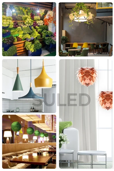 Suled 20W Torch Mega Led Ampül 1 Adet Tasarruflu Ultra Parlak 6500K Beyaz Işık Büyük Ampül E27 - 6