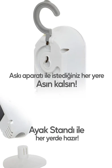 Suled Acil Durum Led & Kamp Lambası Güneş Şarjlı Işıldak 2 Kademeli Aydınlatma Tamir Ev Kamp El Feneri - 6