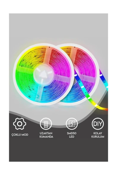 Suled Mx Dp-91 Kumandalı Şerit Led 10 Metre Desing New 890799 - 4